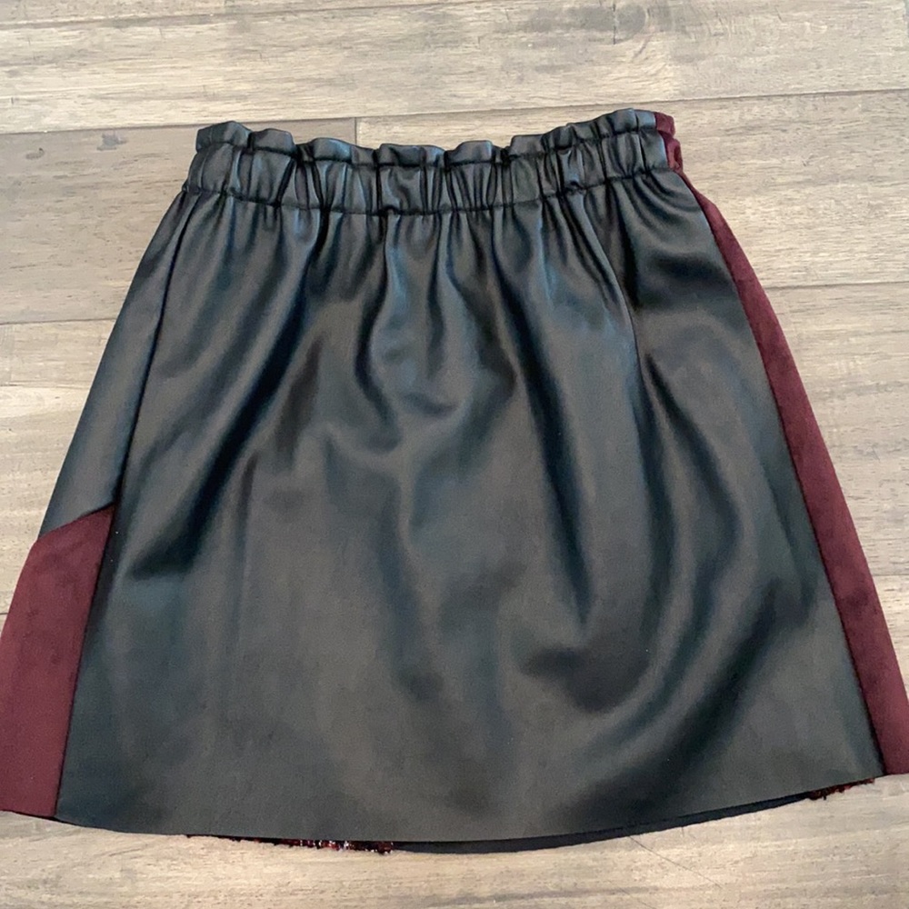 Zara Basic Womens Faux‎ Leather Skirt Womens Size Small - Picture 5 of 8